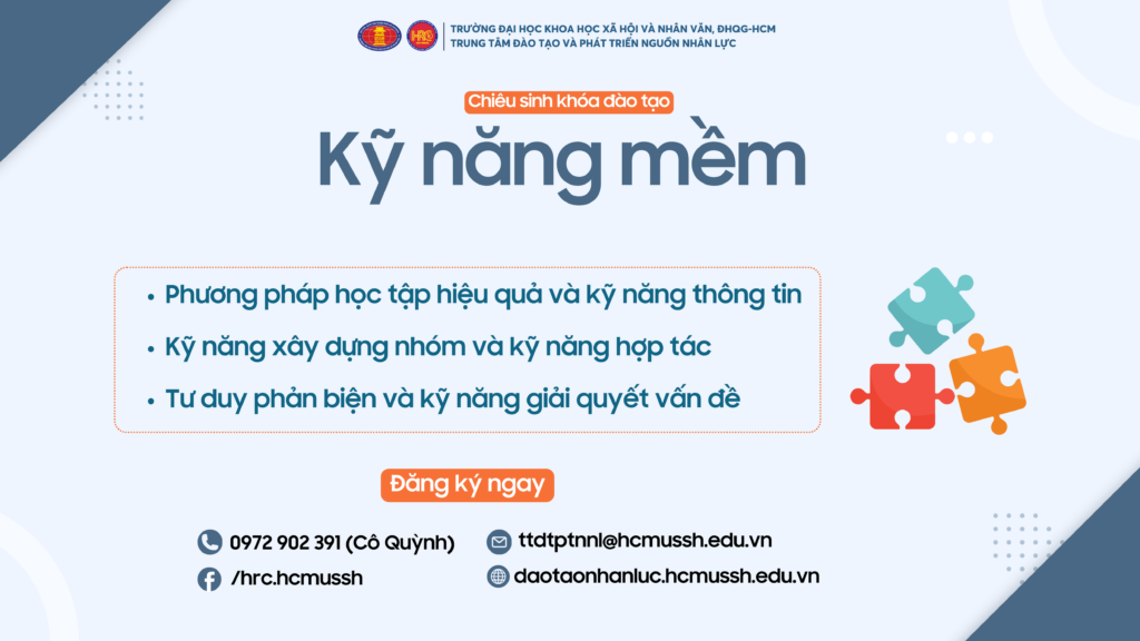 Kỹ năng mềm (Khóa 11) – Khai giảng 04/11/2024