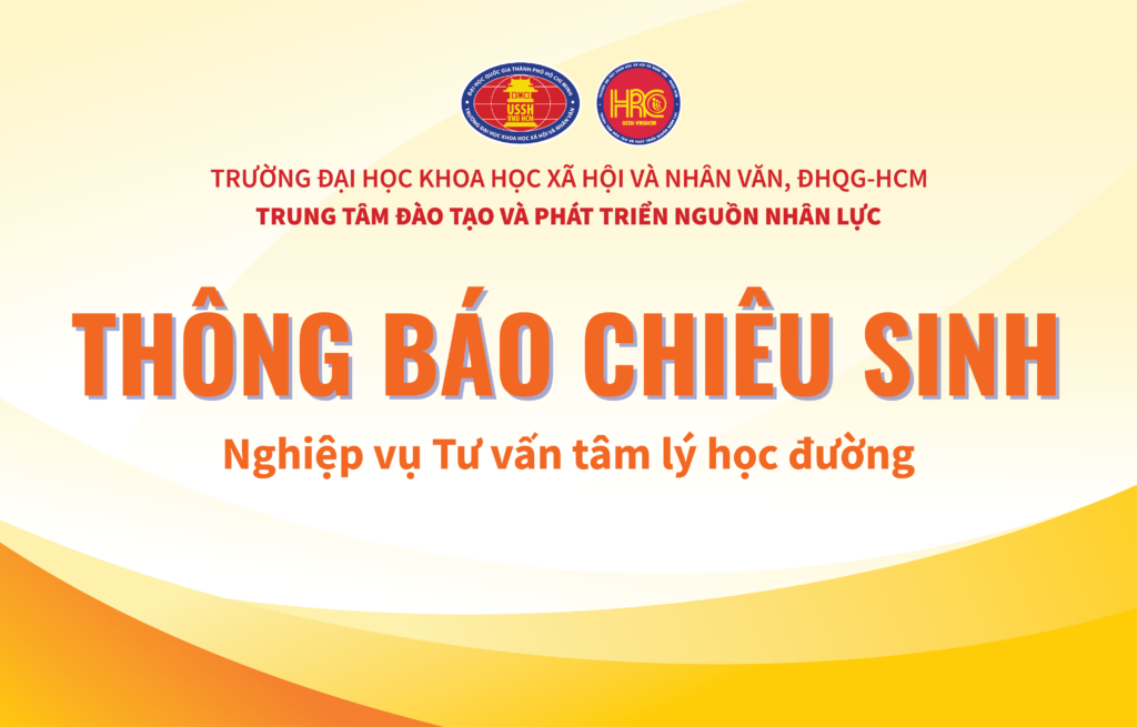 Thông báo về việc chiêu sinh khóa Nghiệp vụ Tư vấn Tâm lý học đường năm 2025