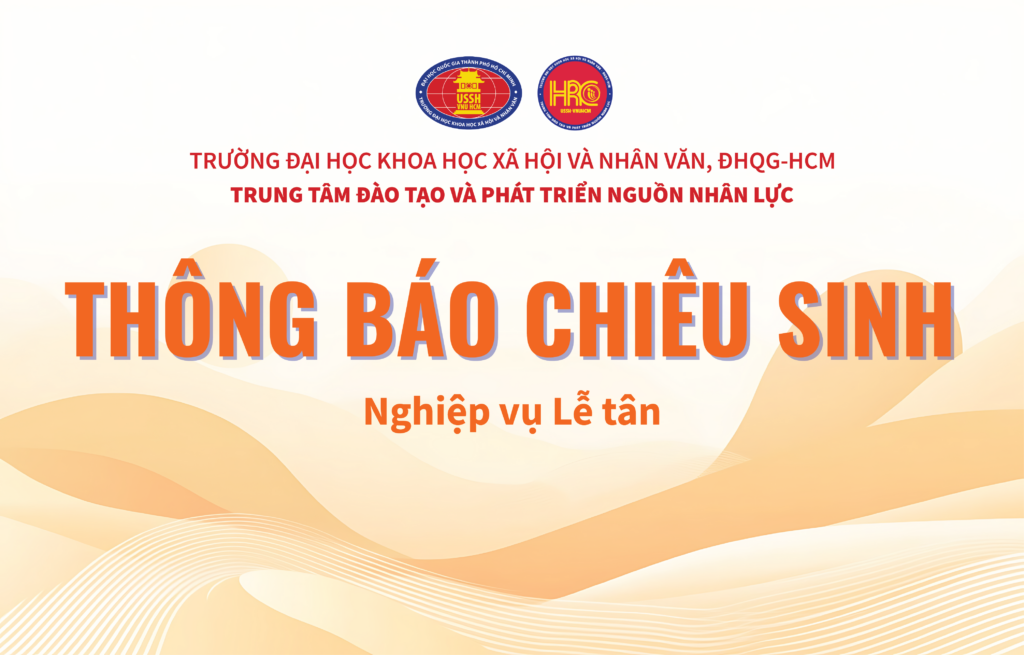 Thông báo về việc chiêu sinh khóa Nghiệp vụ Lễ tân năm 2026