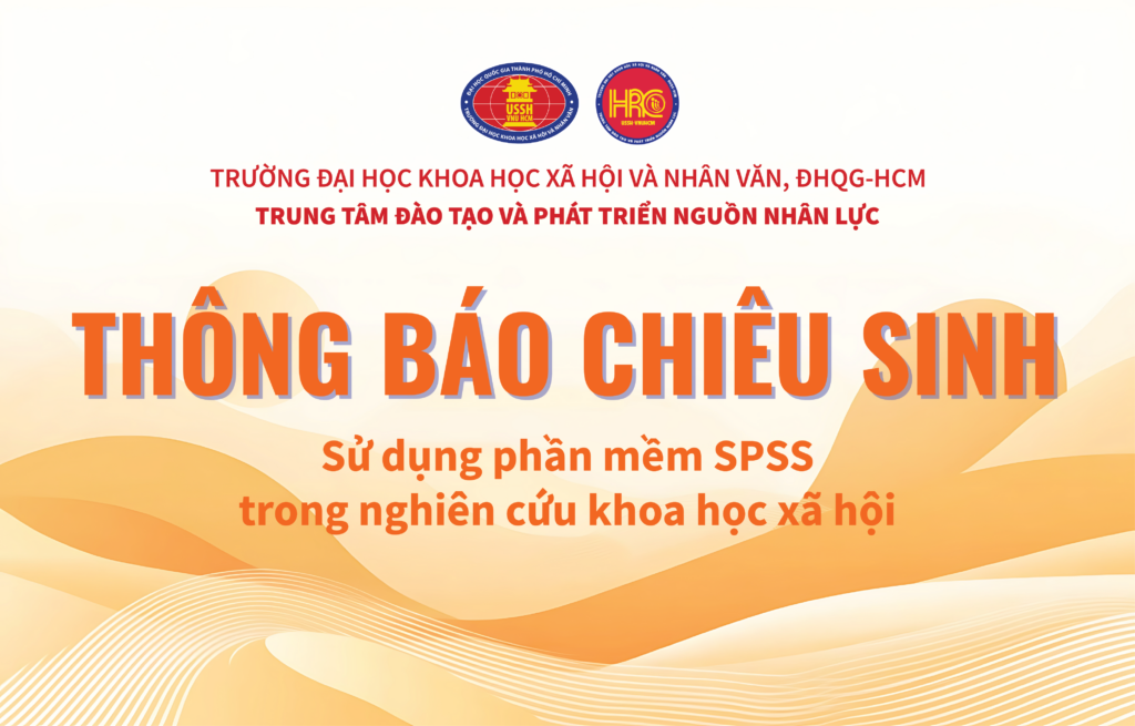 Thông báo về việc chiêu sinh khóa Sử dụng phần mềm SPSS trong nghiên cứu khoa học xã hội năm 2026