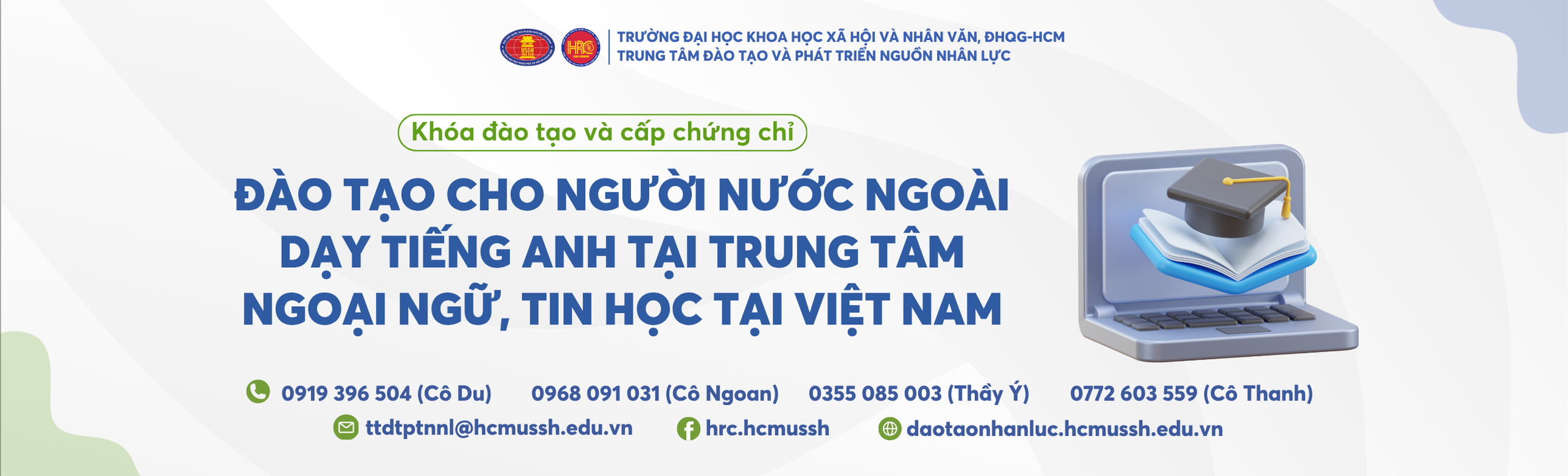 Đào tạo cho người nước ngoài dạy tiếng Anh tại trung tâm ngoại ngữ, tin học tại Việt Nam