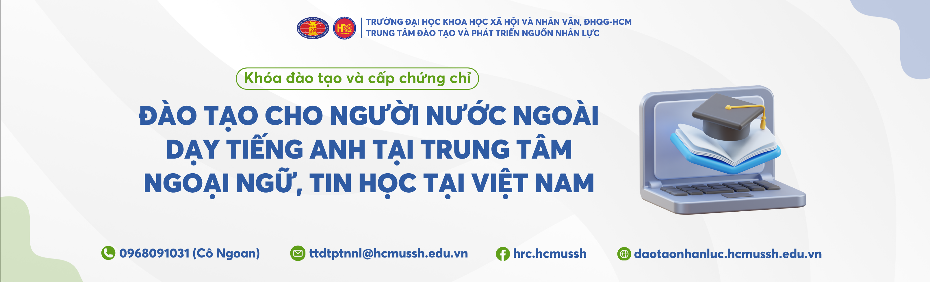Đào tạo cho người nước ngoài dạy tiếng Anh tại trung tâm ngoại ngữ, tin học tại Việt Nam